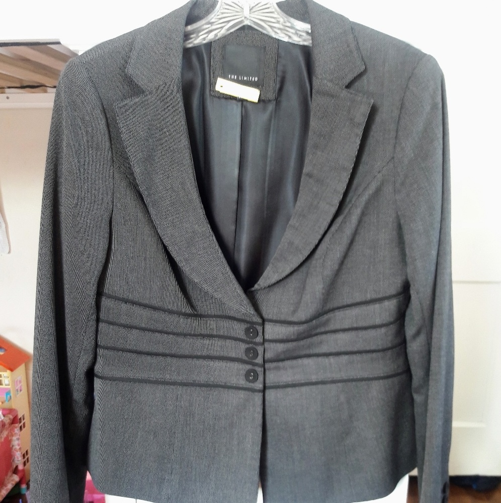 SUIT BLAZER SIZE M LIMITED GREY size 10